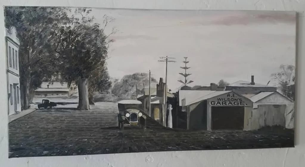 Wilson's Garage Scene