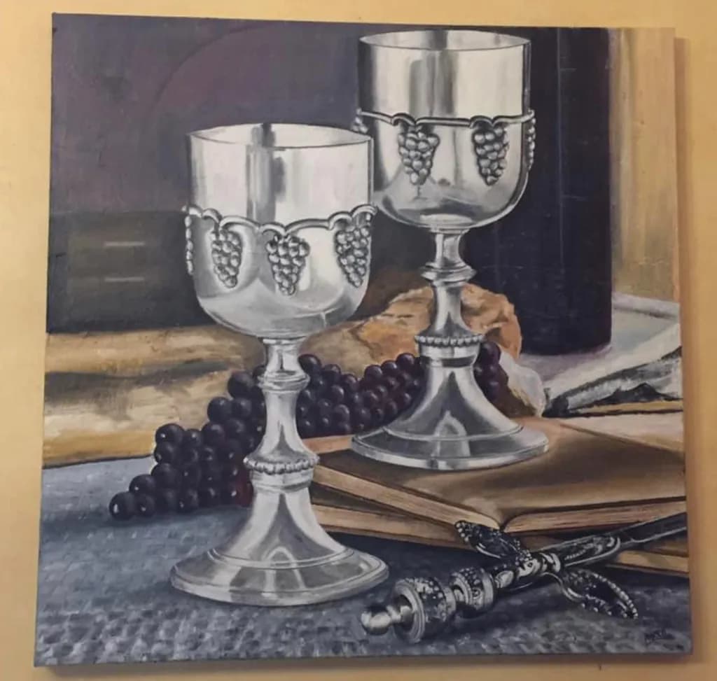 Grape Chalice Still Life