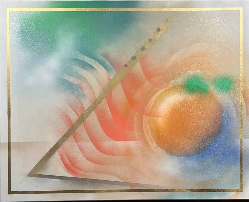 Orange Sphere Illusion