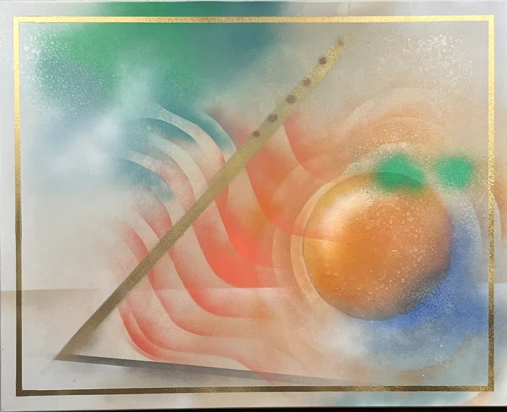Geometric Orange Harmony