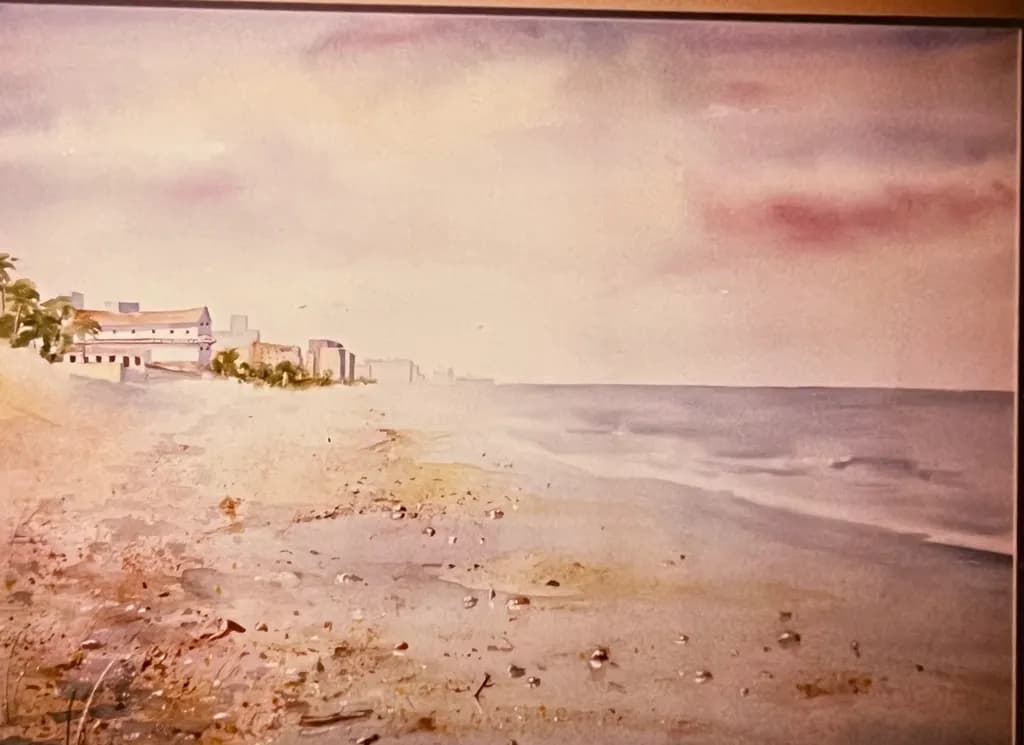 Misty Shoreline