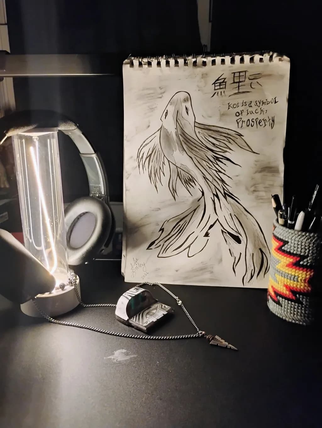 Koi Prosperity Sketch
