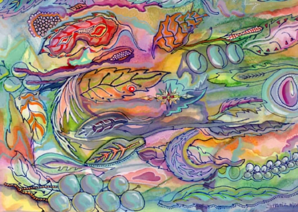 Abstract Foliage Dance