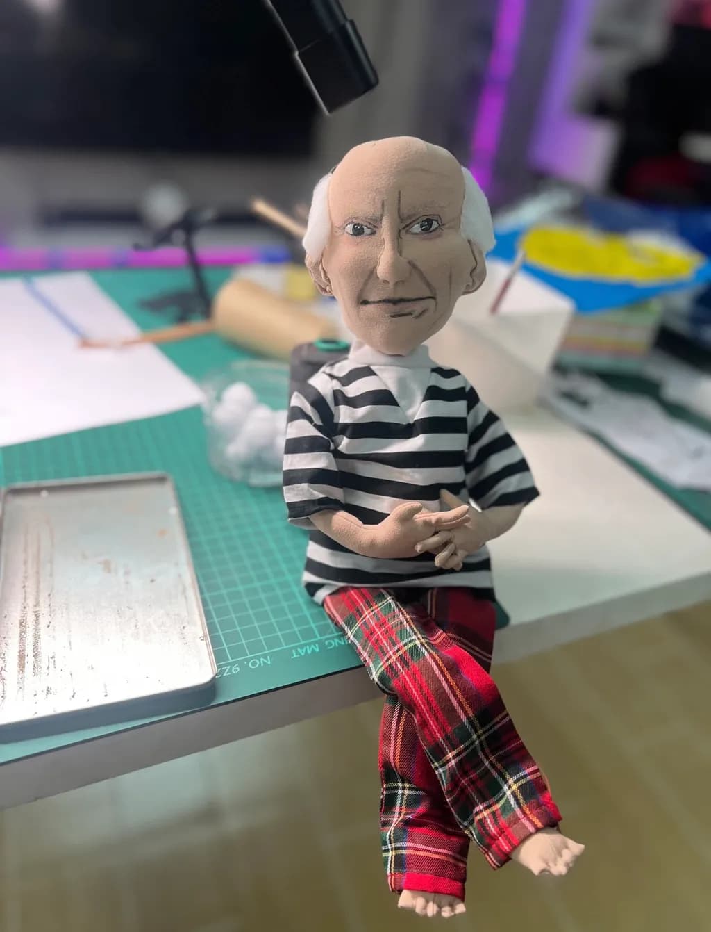 Striped Plaid Character