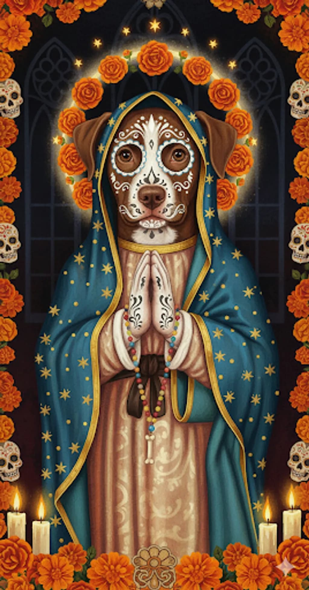 Saint Canine of Marigolds