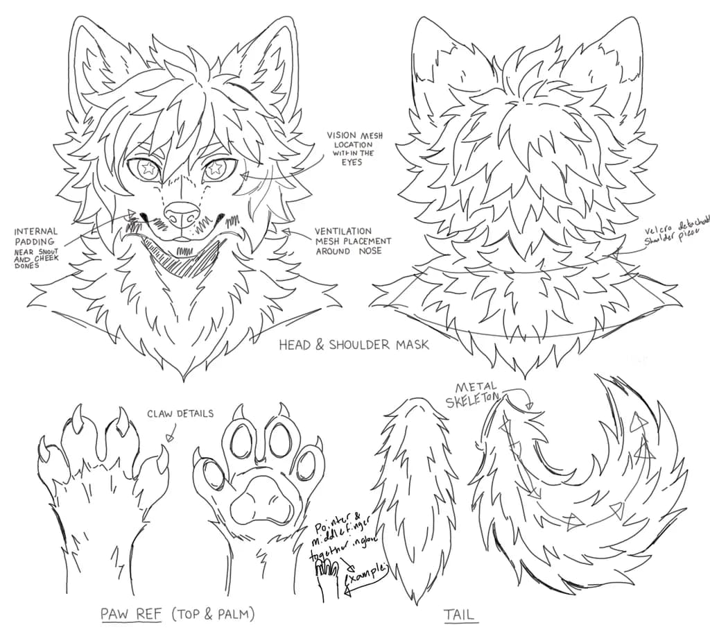 Furry Character Blueprint