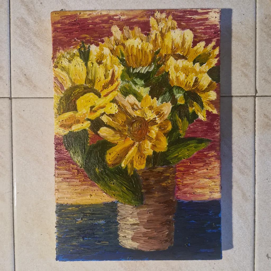 Sunflower Still Life
