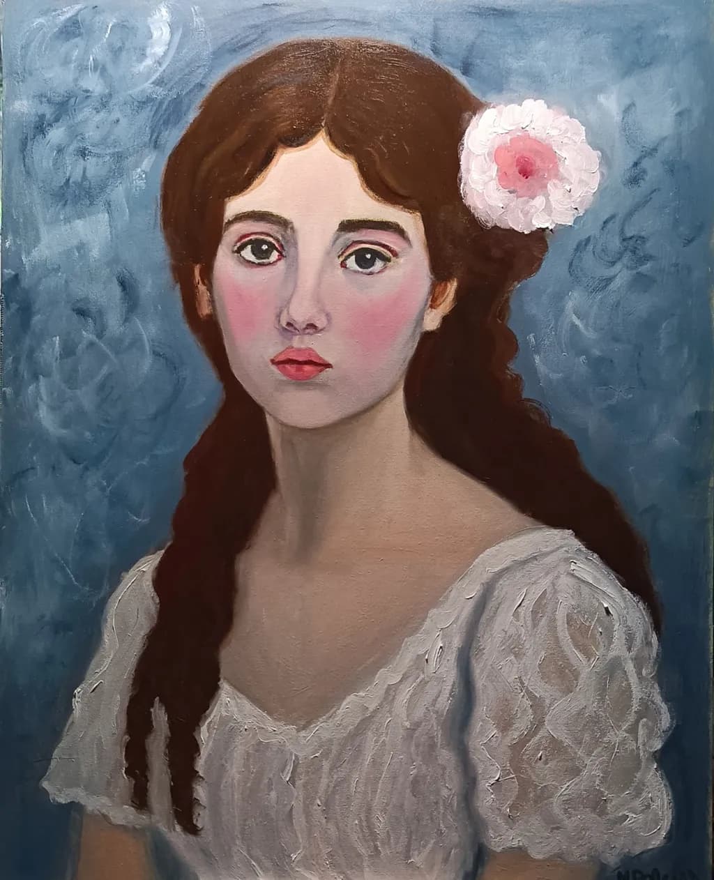 Expressive flower girl