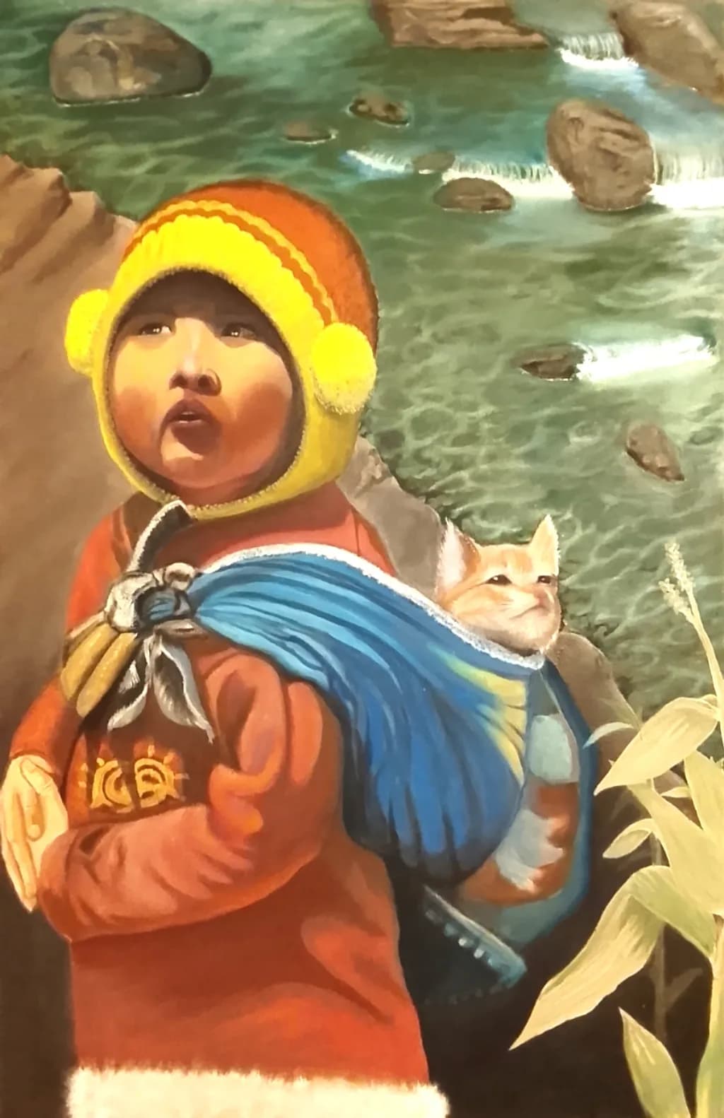 Child and Cat Journey