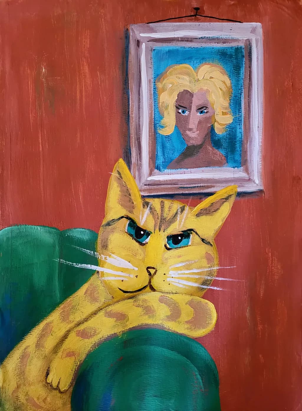 Contemplative Cat