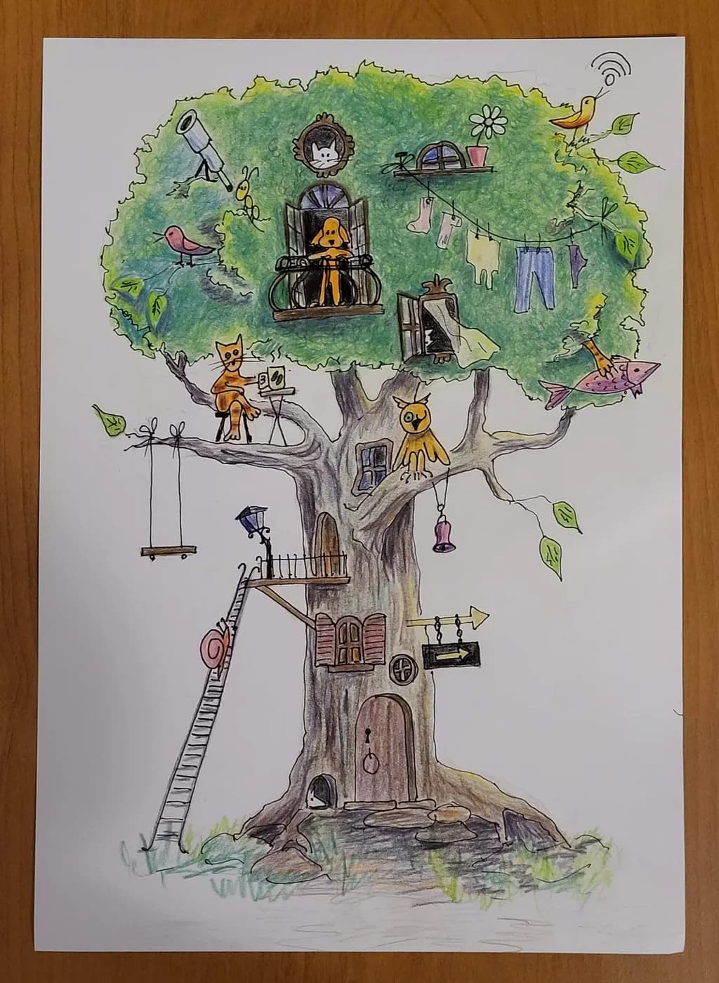 Whimsical Treehouse Life