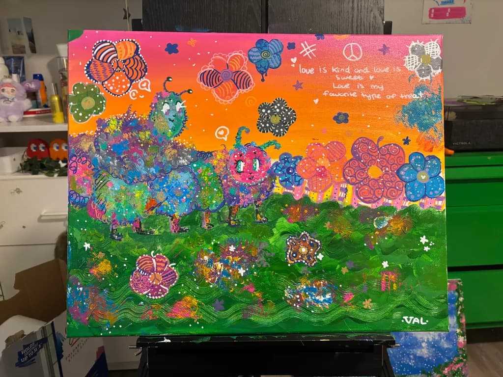 Colorful Caterpillar Journey