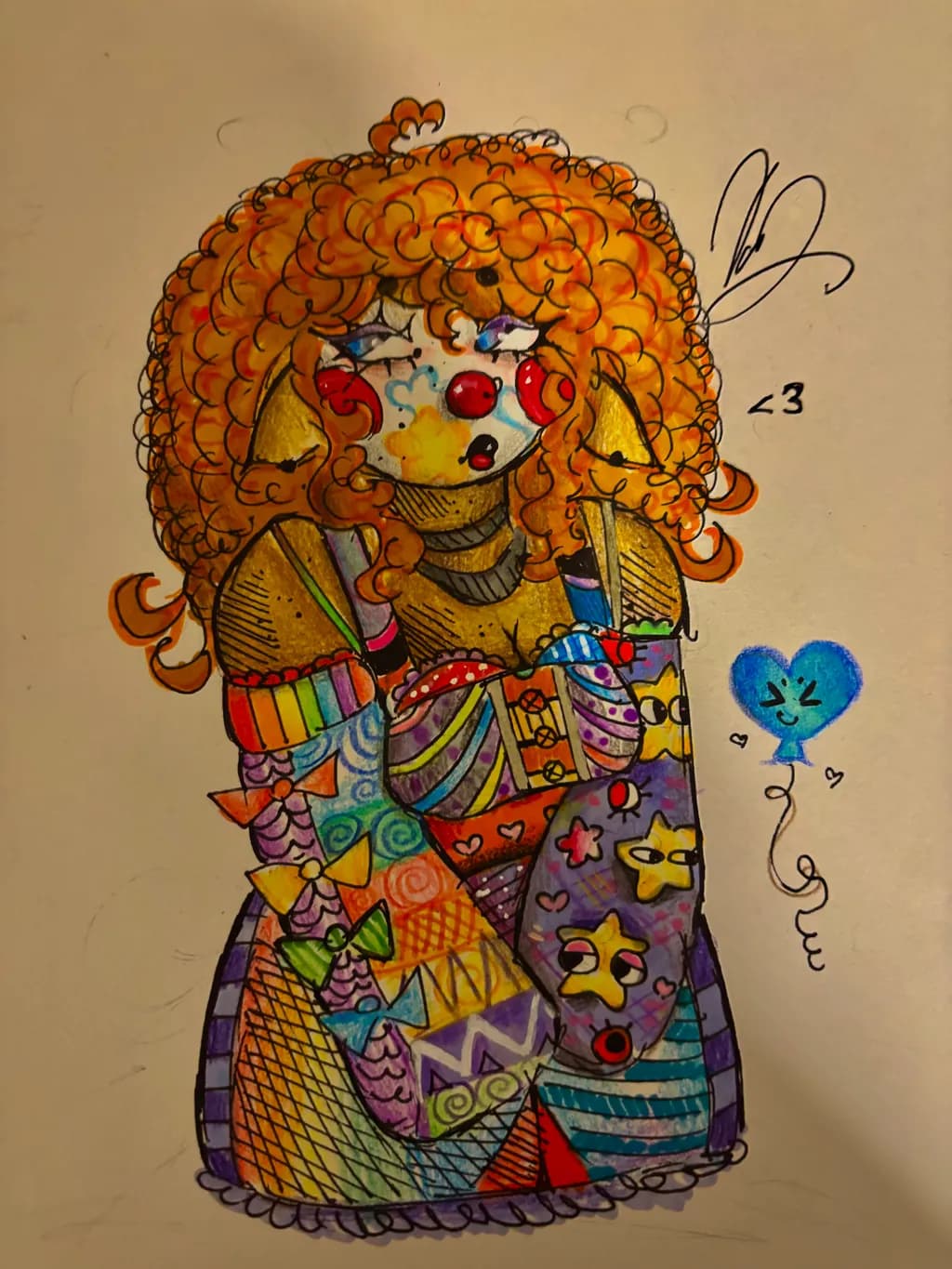Patchwork Clowngirl
