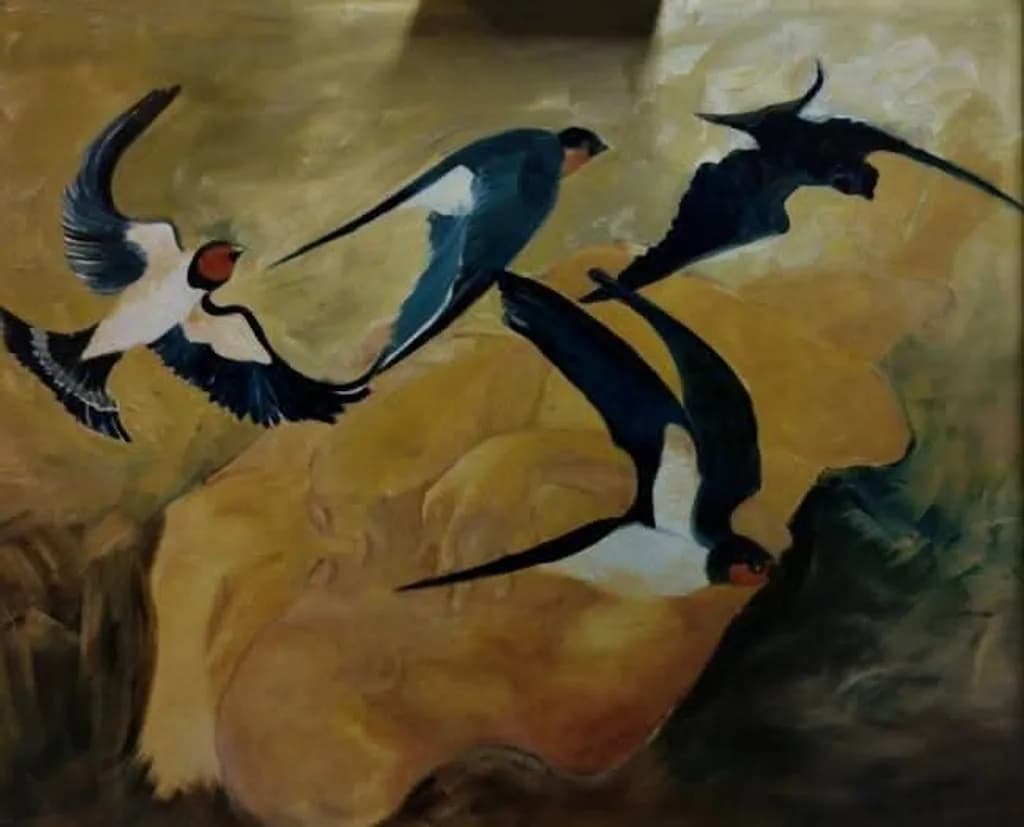 Swallows in Motion