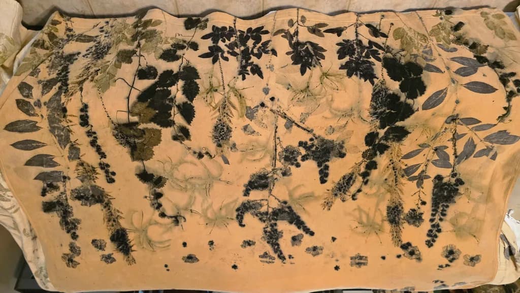 Botanical Textile Imprint