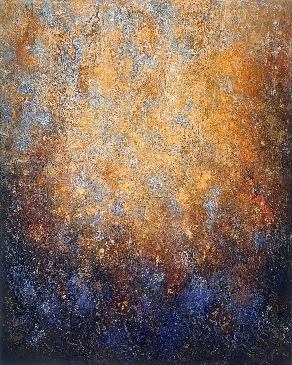 Rust and Indigo Depths