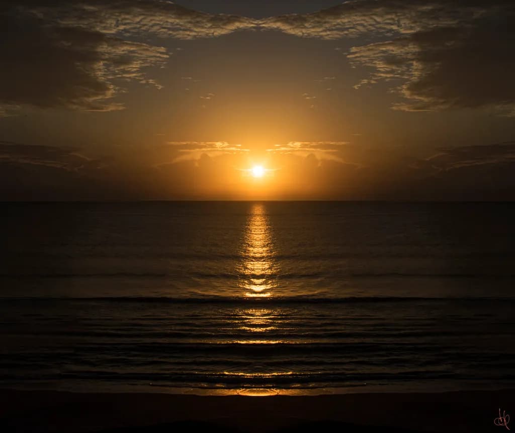 Melbourne Shore Sunrise Panorama