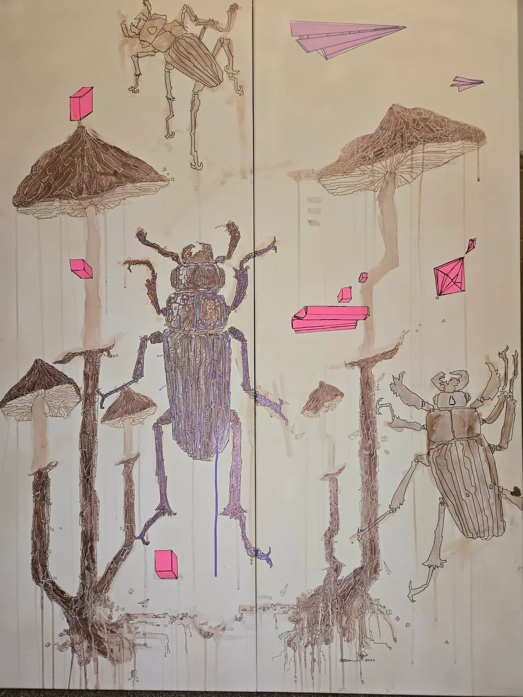 Mechanical Beetle Garden