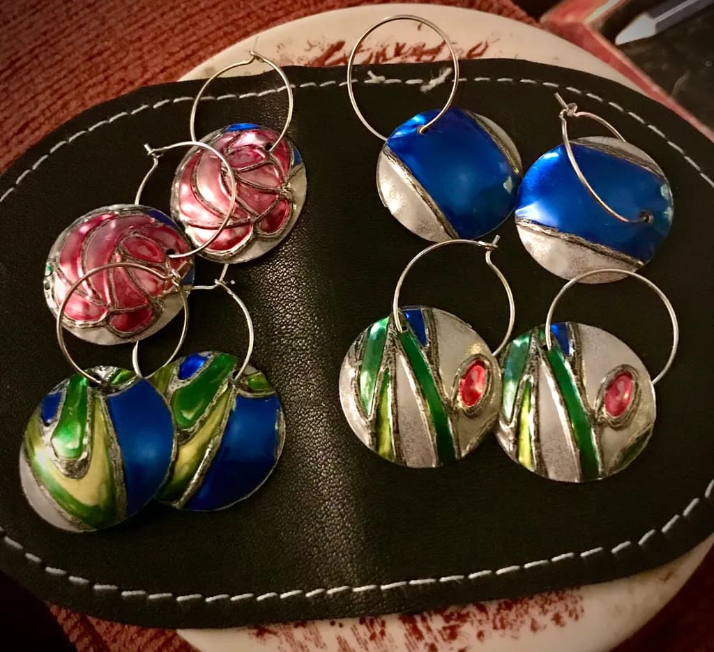 Abstract Colorplay Hoops