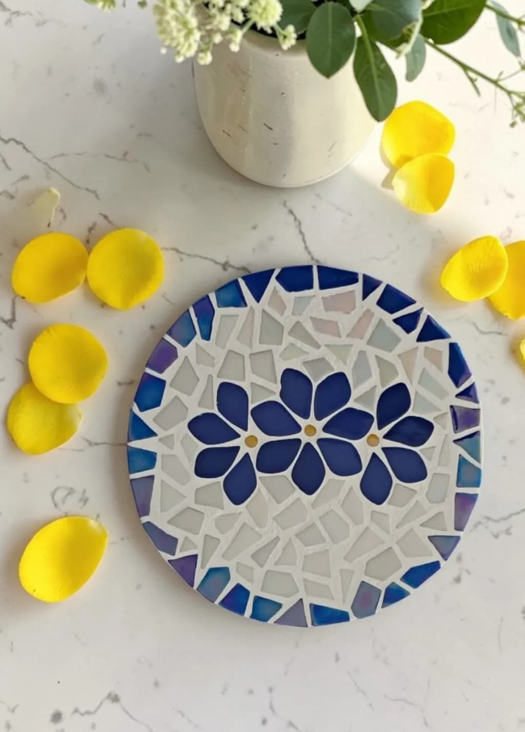 Blue Blossom Mosaic