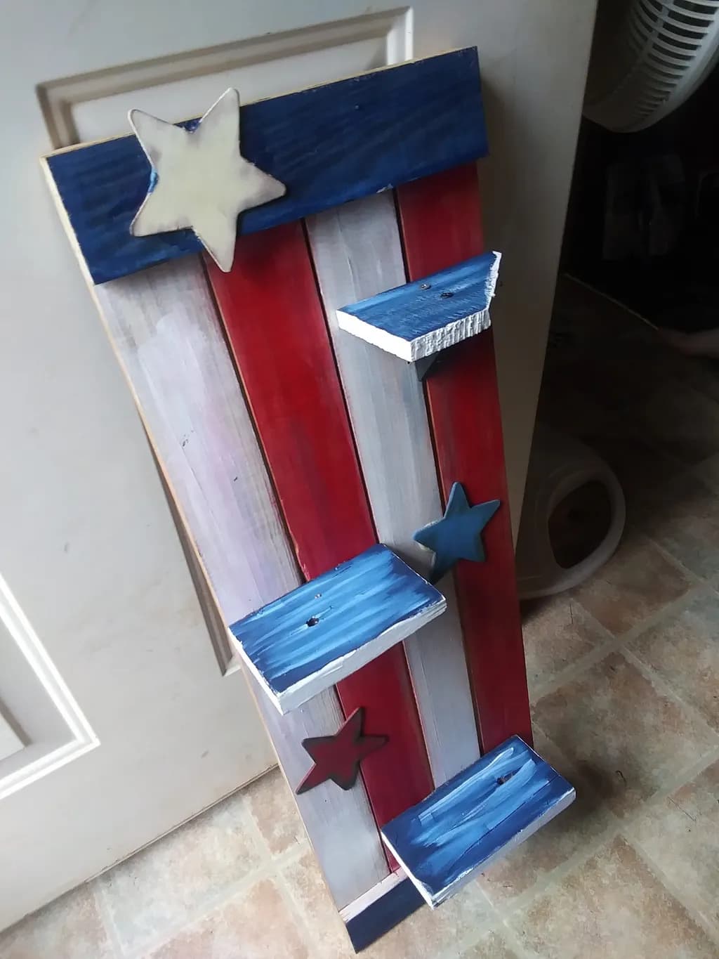 Patriotic Stepped Display
