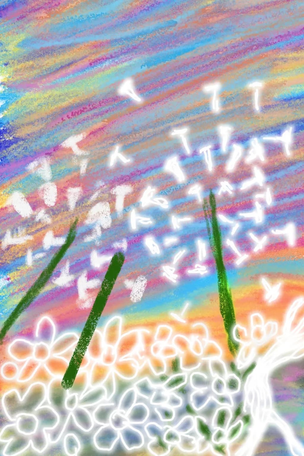 Luminous Dandelions