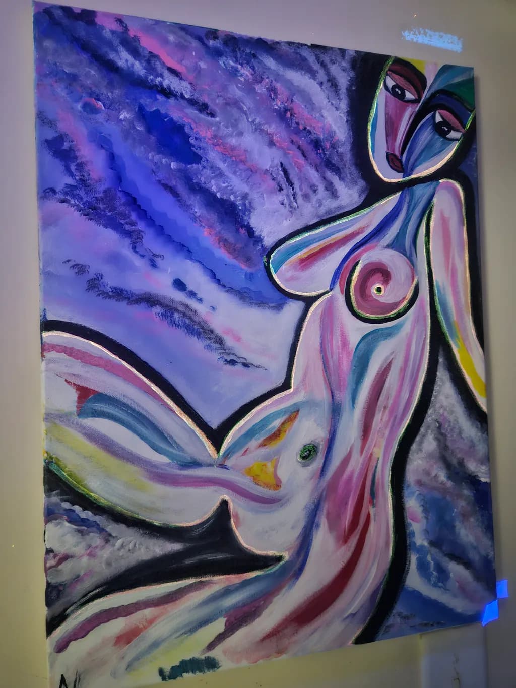 Abstract Nude Figure