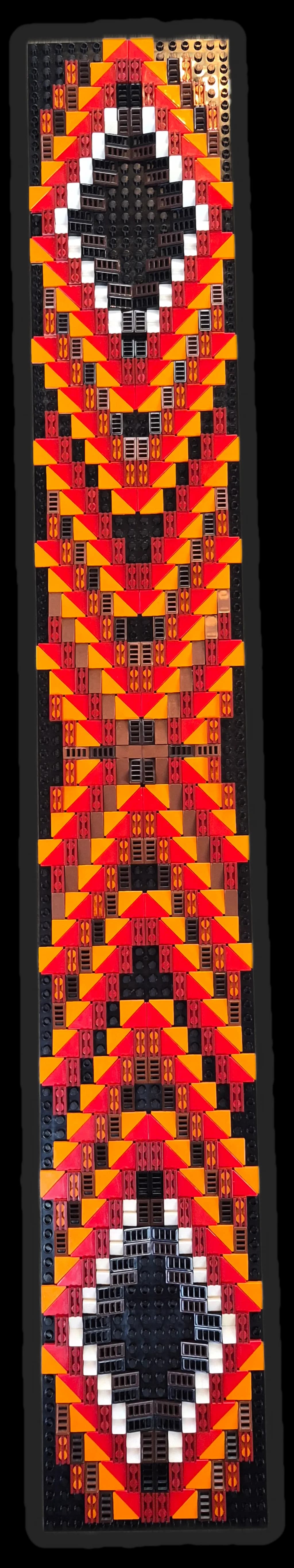 Geometric Flame Pattern