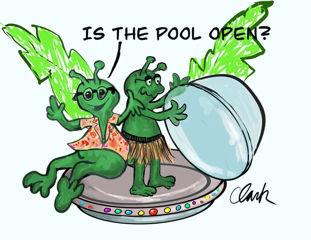 Alien Pool Party
