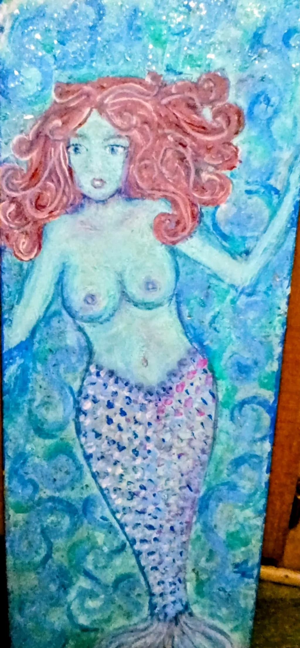 Coral-Tressed Mermaid