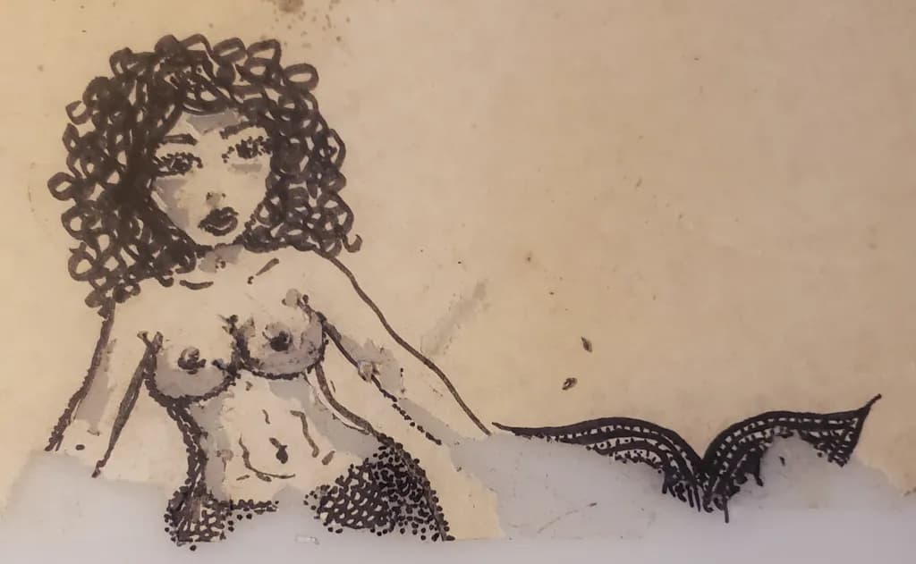 Curly-Haired Mermaid