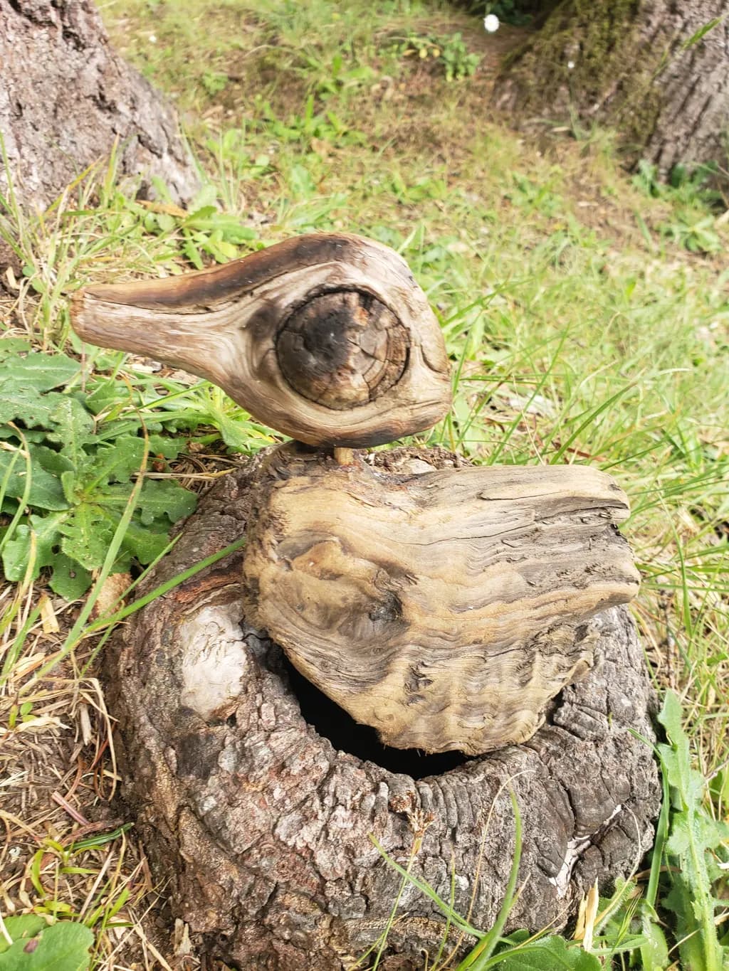 Woodland Duck Sculpture