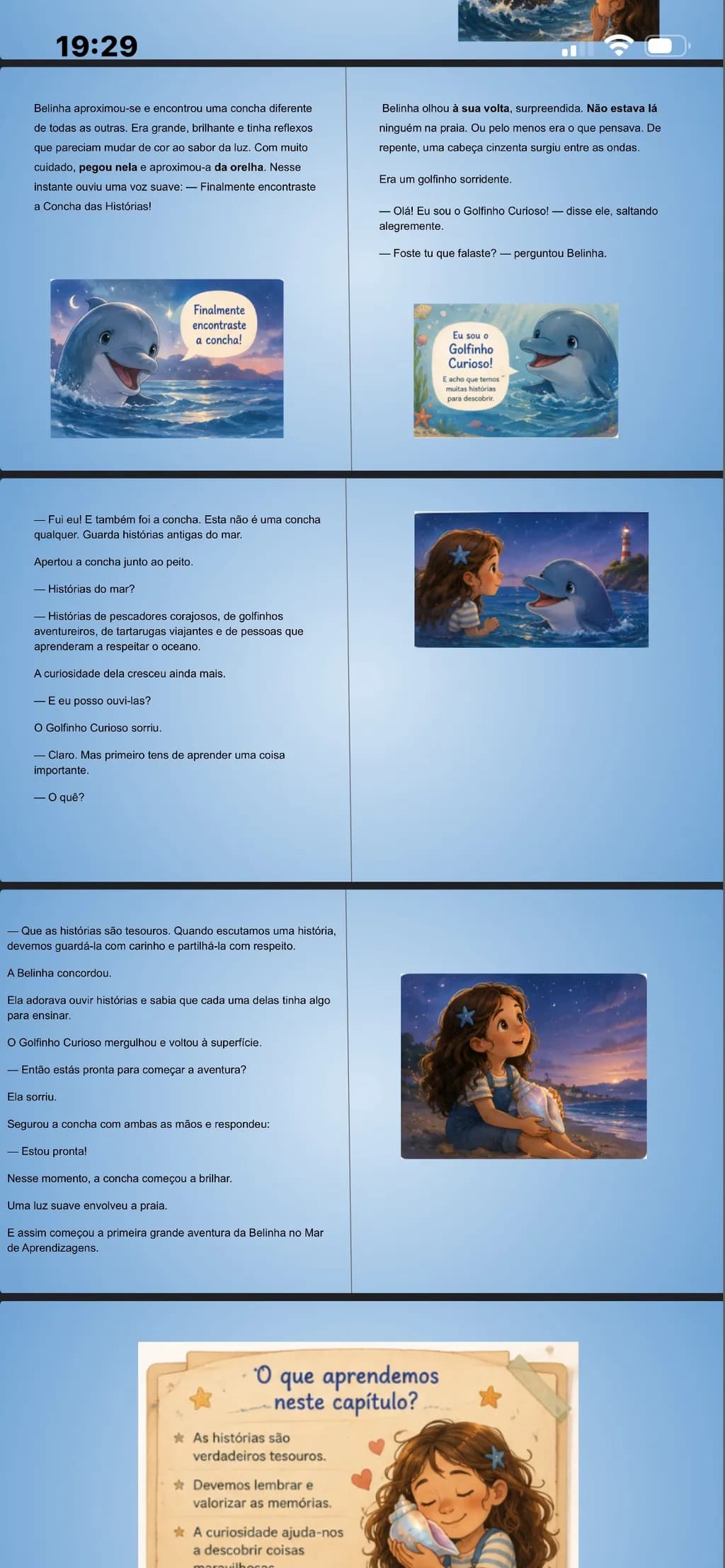Belinha and the Curious Dolphin