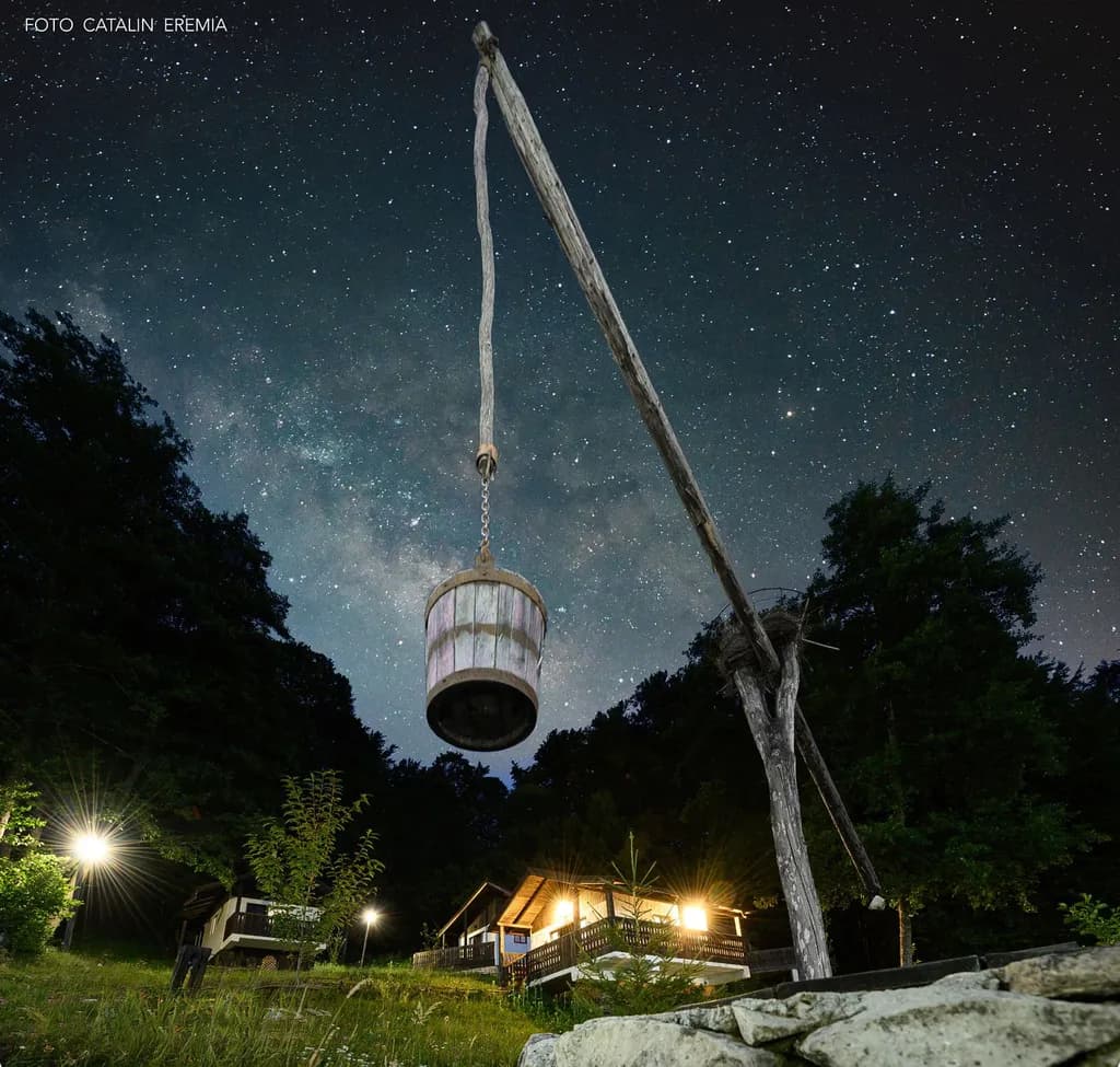 Old Well Under Stars