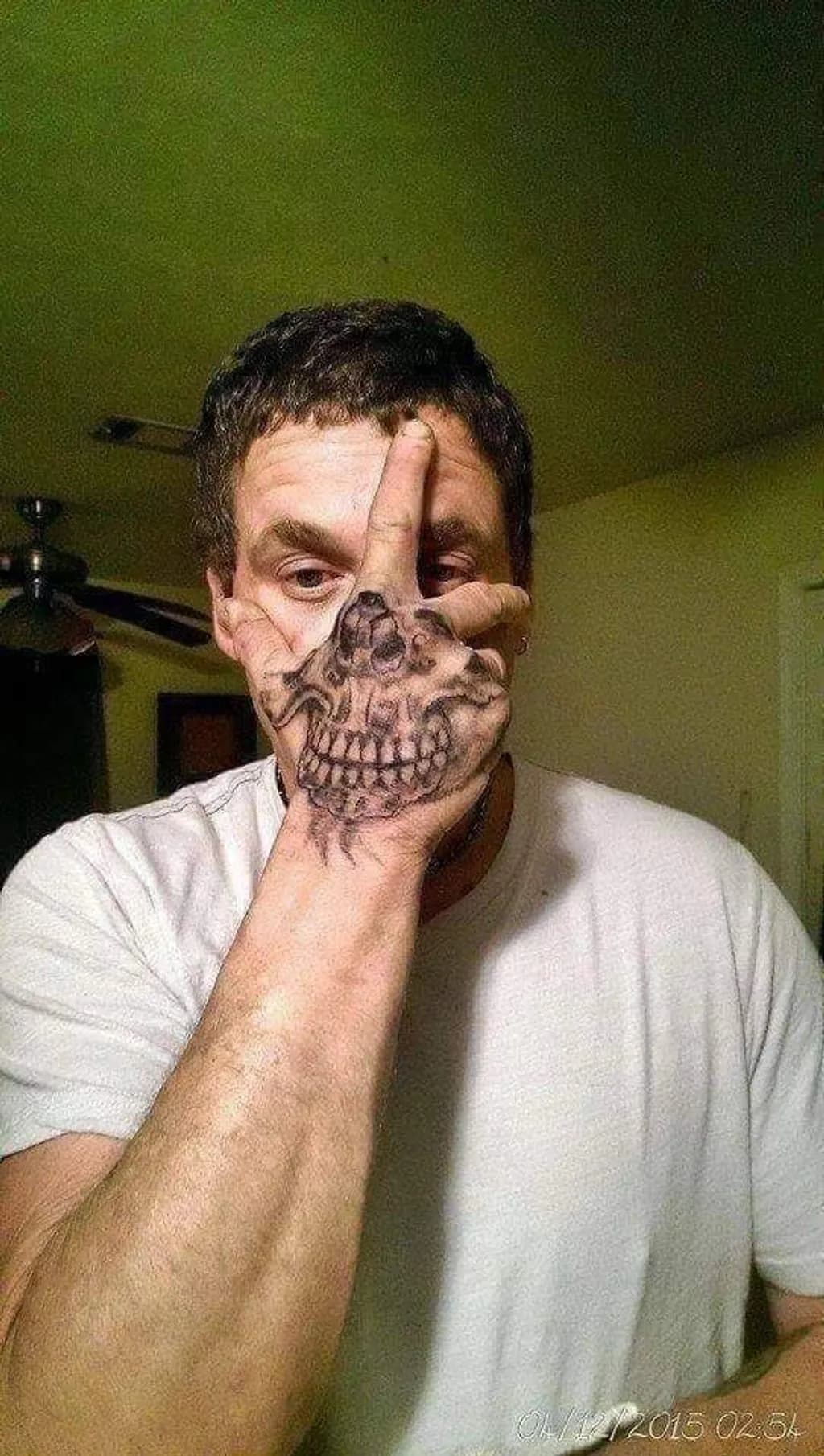 Hand Skull Illusion