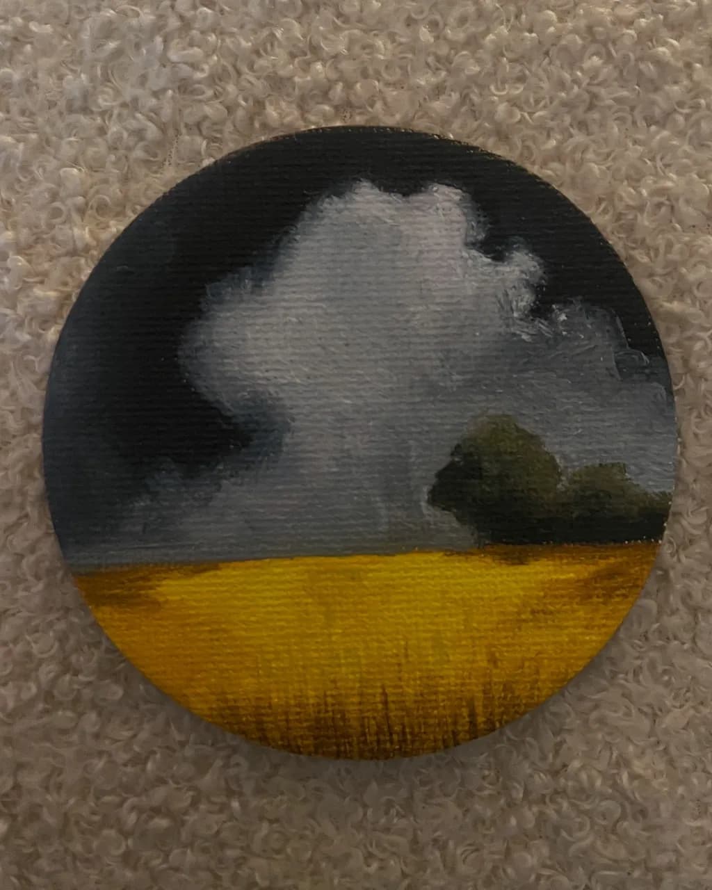 Storm Over Field