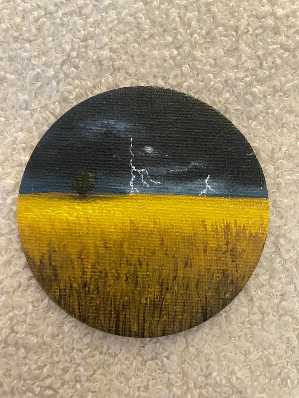 Storm Over Golden Field