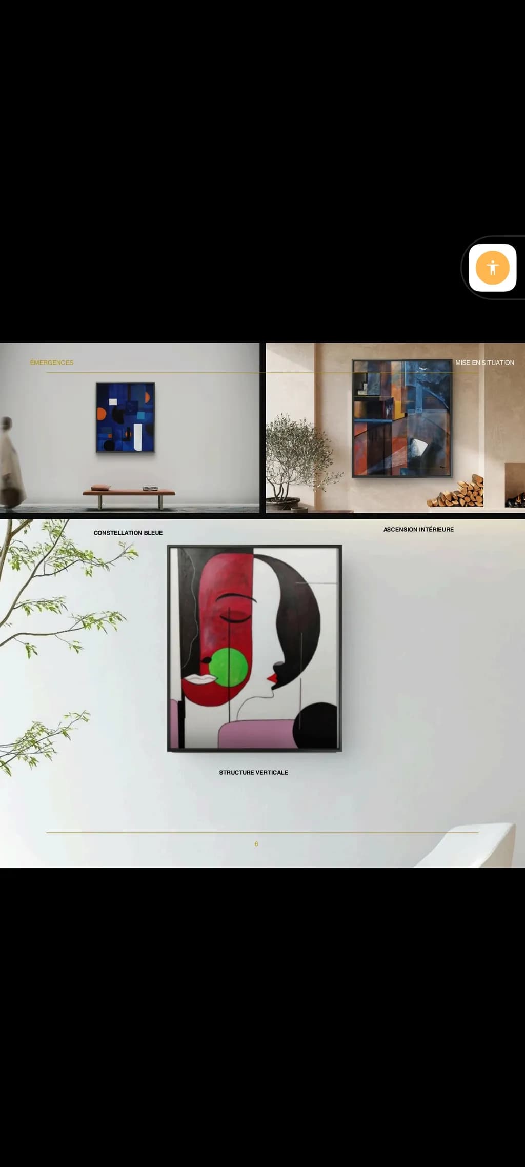 Abstract Faces Composition