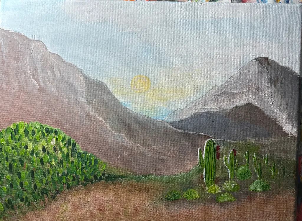 Desert Sunrise Canyon