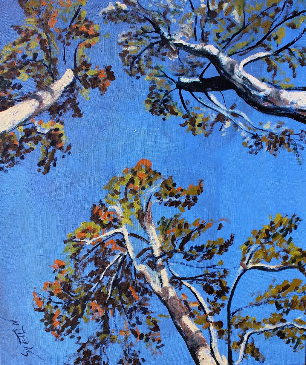 Cut autumn sky II