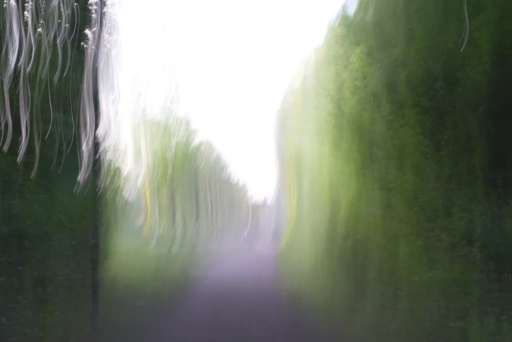 Blurred Pathway