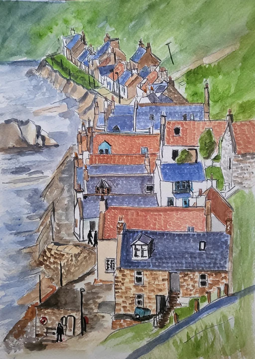 Coastal Village Path