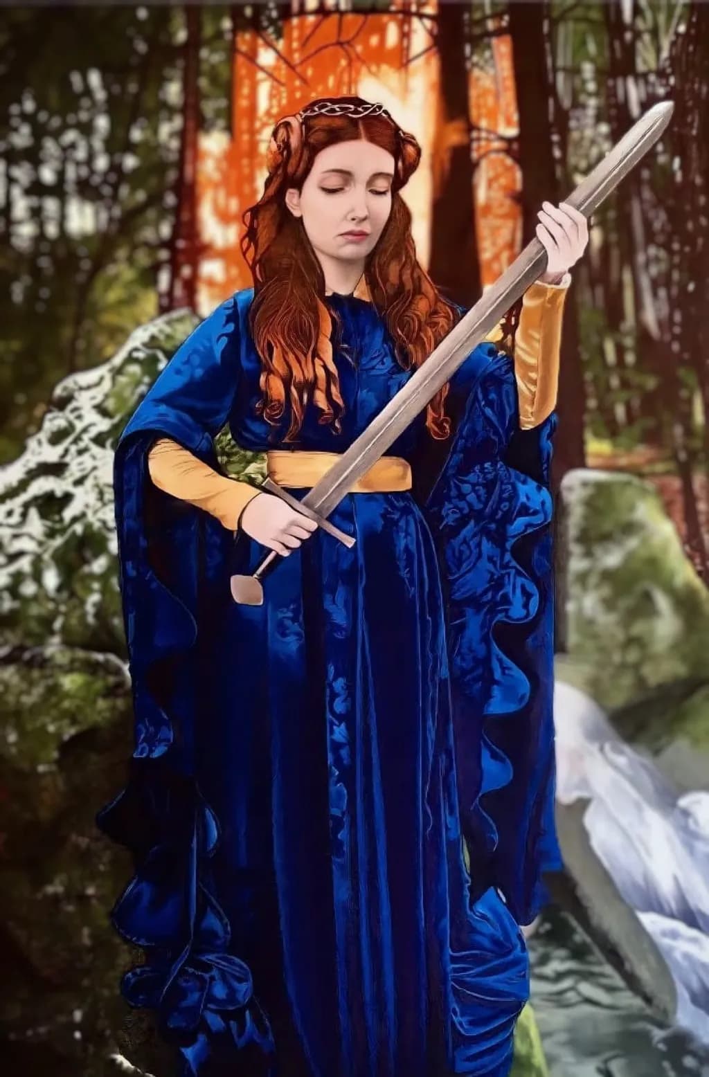 Sword in Forest Light