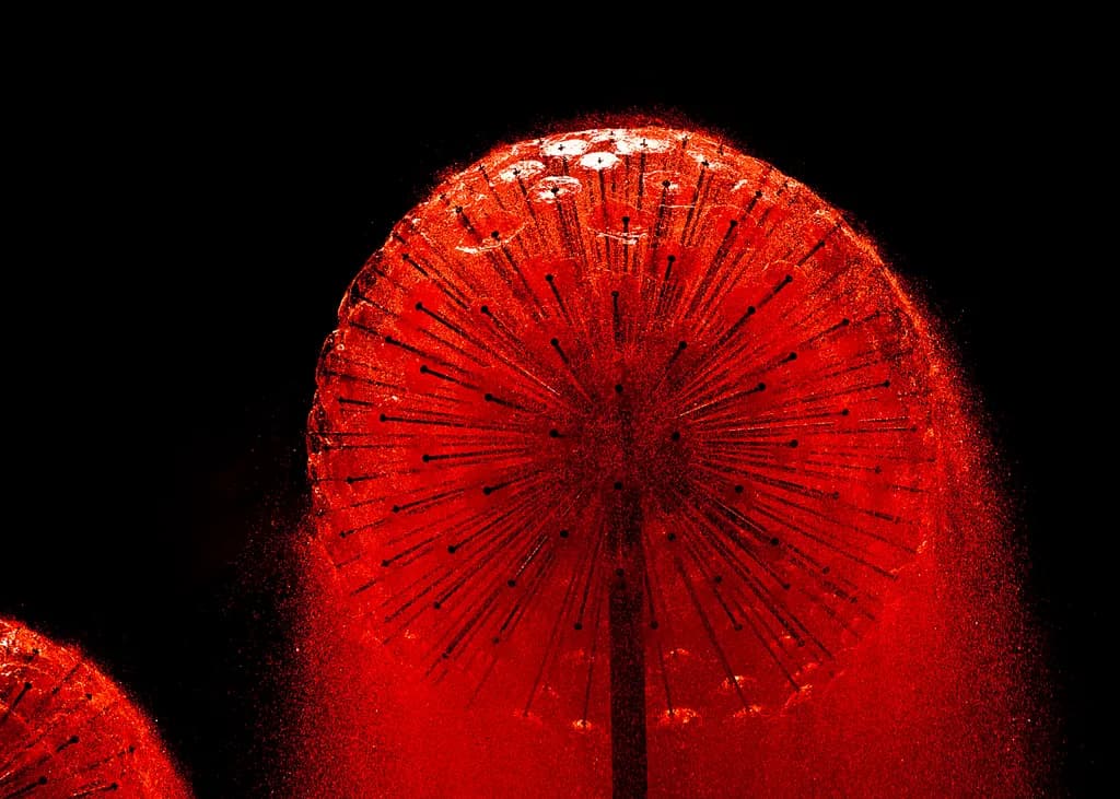 Orange Waterball Fountain