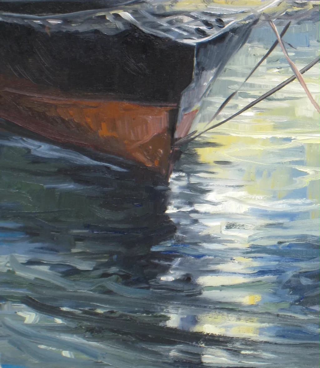 Boat Bow Reflections