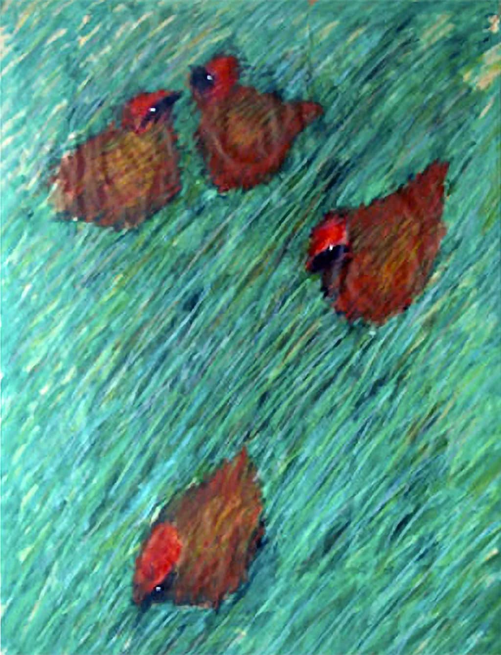 Nestled Cardinals