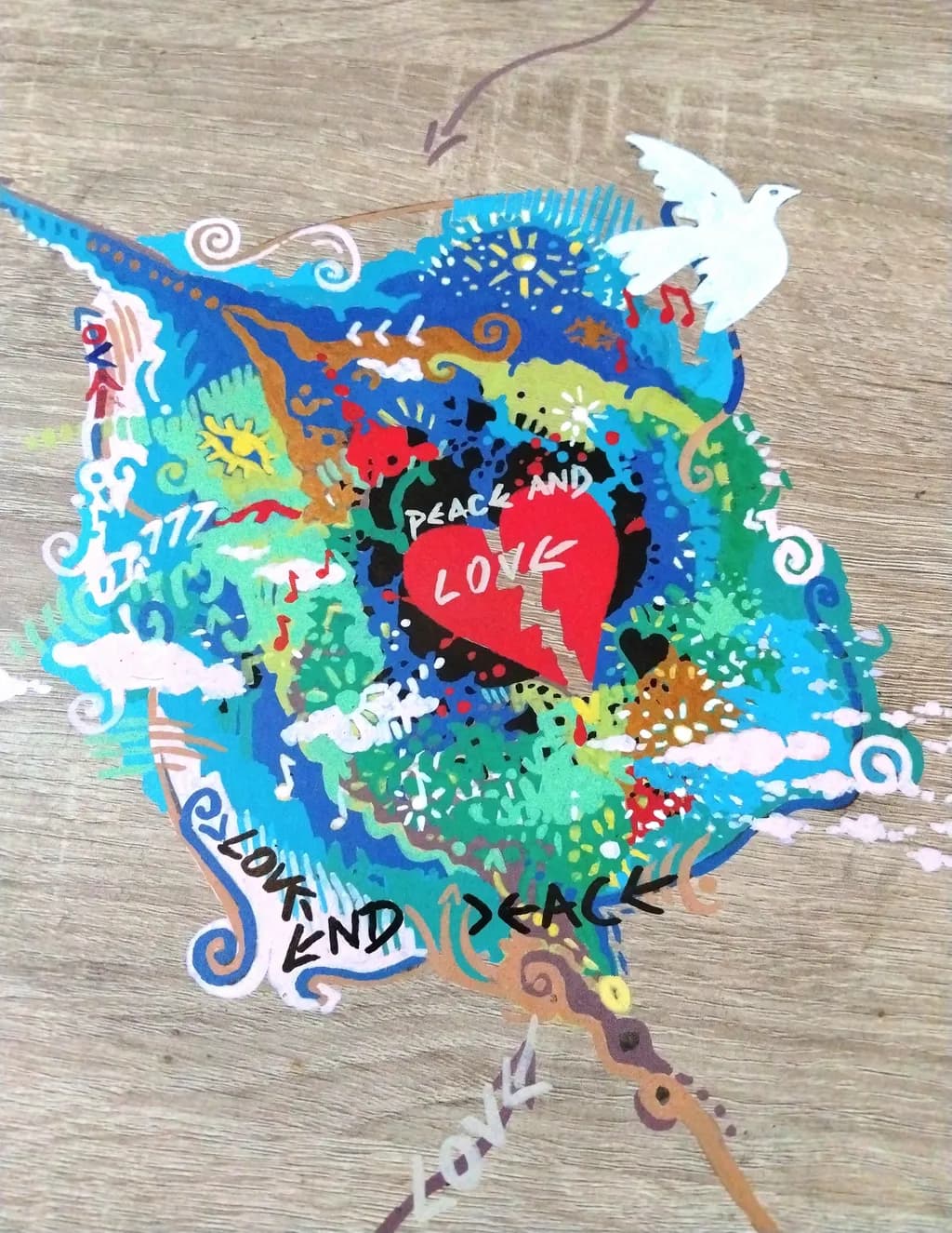 Peace and Love Burst