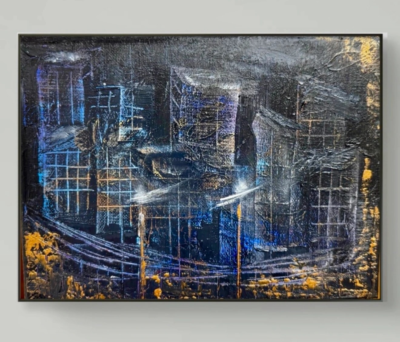 Blue Urban Grid