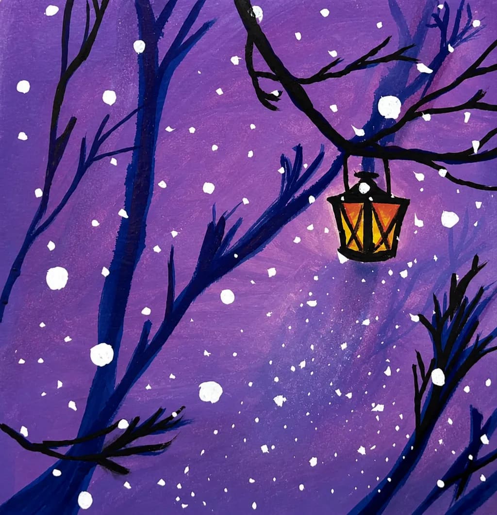 Winter Lantern Glow