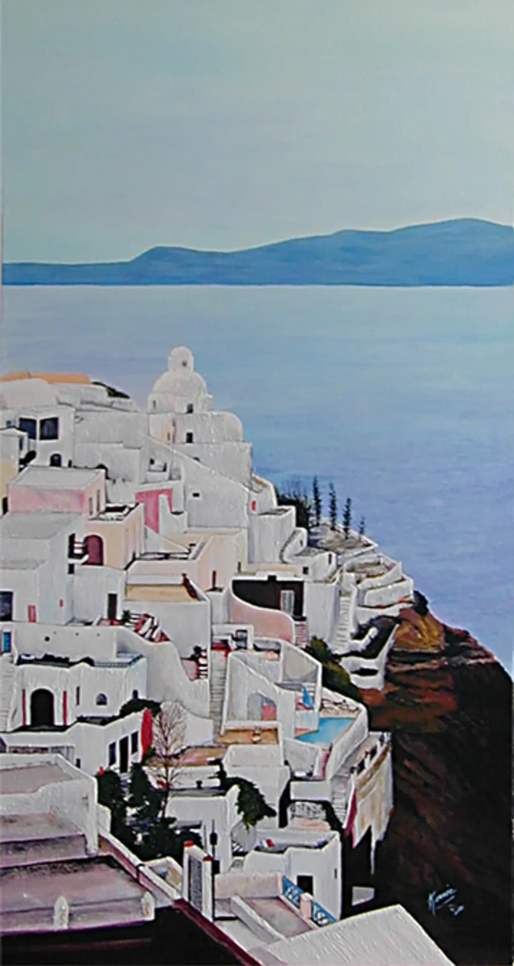 Santorini Cliffs